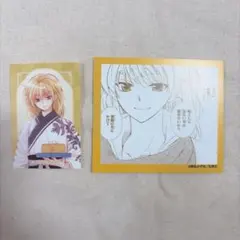 暁のヨナ コラボカフェ 草凪みずほ ひとコマフォトカード　ステッカー ゼノ 特典
