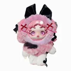 スカルパンダ フェイス保護カバー・ピンクリボンデコ