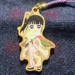 栗花落カナヲ★木製ストラップ【ニジゲンノモリ】鬼滅の刃⭐︎非売品⭐︎未使用品です