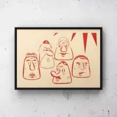 【レア】バリーマッギー Barry Mcgee TWIST ポスター 現代美術家『バリー・マッギー』2013年アメリカ/現代美術館での展示