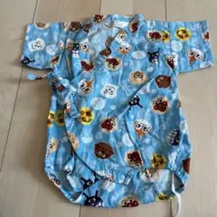 アンパンマン　甚平　80 ロンパース　夏　夏祭り