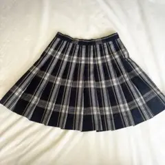 EASTBOY イーストボーイ チェックプリーツスカート 140 ネイビー