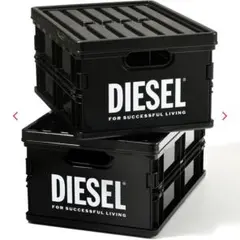 DIESEL コンテナBOX2個セット ポイント交換×非売品ノベルティ×黒×希少