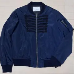 ENVYM MA-1 ブルゾン ネイビー Y2K ミリタリー風 ジャケット