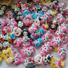 プラパーツ　ヘアアクセサリー　人魚姫　デコパーツ　ヘアクリップ　ベビークリップ