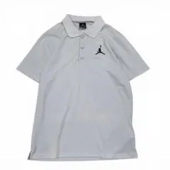 【美品】NIKE JORDAN ポロシャツ 白 半袖 ロゴ 定番