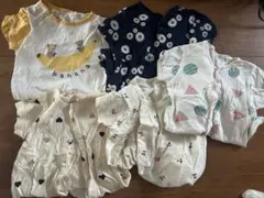 ベビー用　半袖ロンパースまとめ売り