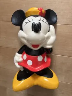 ミニー貯金箱 昭和レトロ レアディズニーDisneyミニーマウス - メルカリ