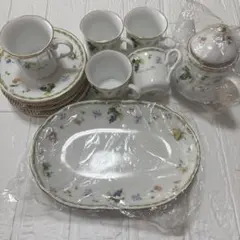 ノリタケ 乃りたけ和食器セット5種類（大皿・中皿・中鉢・湯呑・急須