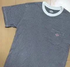 ストライプ クルーネックTシャツ