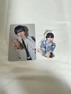 なにわ男子 HARDWORK ファミクラ盤 フレークシール＋トレカ 大西流星