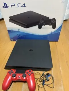 PS4 本体 レッドコントローラー付き