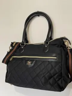 美品Kinloch Anderson ハンドバッグ ショルダーバッグ2way 黒