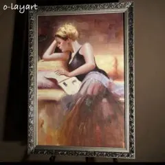 絵画、油彩、6F美人画、裸婦、山本英二、夏の風、額縁付き真作、肉筆、高塚省吾。。 絵画、油彩、6F美人画、裸婦、山本英二、夏の風、額縁付き真作、肉筆