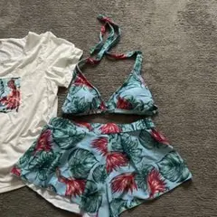 ROXY フラワープリント セパレート水着 Mサイズ