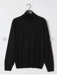 【新品】TAKAQ ウォッシャブル ウール混 タートルネックニット Lサイズ