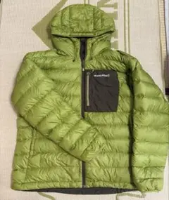 専用)montbell フード付きダウンジャケット グリーン