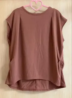 ブラウン Tシャツ Mサイズ ポリエステル100%
