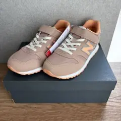 new balance 373 ブラウン/オレンジ キッズスニーカー　21㎝