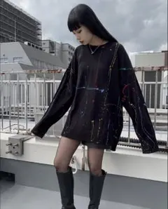 LVEU. ペイントオーバーニットのサムネイル