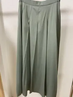 ナノユニバース　プリーツロングスカート