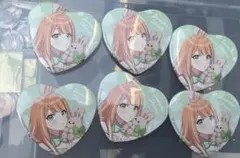 学園アイドルマスター 学マス Rabbit 紫雲清夏 ハート缶バッジ 6個