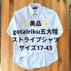 ⚡️まとめ買い割あり⚡️gotairiku五大陸シャツ17-43 クリーニング済