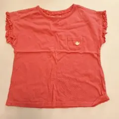 Biquette Club フリル半袖Tシャツ 95cm レッド 花　キムラタンのサムネイル