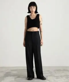 edition ニット ツイード ビスチェ