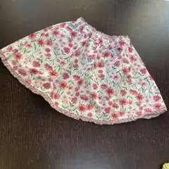 KIMURATAN キムラタン 花柄スカート 100cm ピンク、赤系のサムネイル