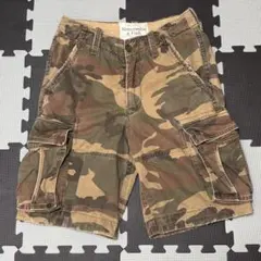 Abercrombie & Fitch アバクロ 迷彩ハーフパンツ 31 カーゴ