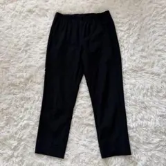 EVEX by KRIZIA　ナイロン混テーパードパンツ　40　黒◆A1403