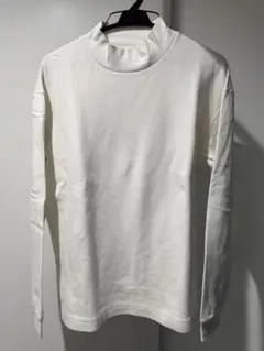 UNIQLO ユニクロ　モックネックプルオーバー（長袖）　白　M