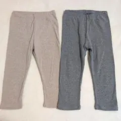 無印　リブレギンス　90 ２枚セット