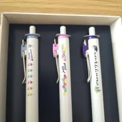 喫茶ソワレ50thアニバーサリー ユニボールワン ゲルインクボールペン3色セット