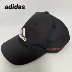 adidas ブラック キャップ 3本ライン ゴルフキャップ　58㎝　調整可