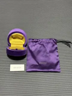 GUCCI ベルベット ギフトボックス 紫