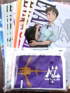 【エヴァンゲリオン】一番くじ G賞 サコッシュ&クリアファイル12枚セット