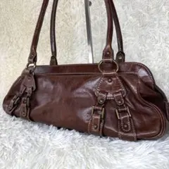archive vintage y2k leather hand bag