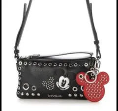 デシグアル Desigual ミッキーマウススタッズミニバッグ財布 （ブラック）のサムネイル