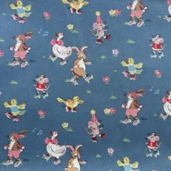 キャスキッドソン 生地　デニム　スケートパーティー