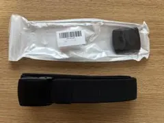 メンズ ベルト 無段階調節 伸びる 非金属 プラスチックバックル 105cm