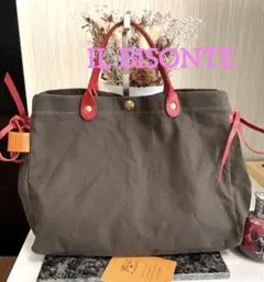 最終価格　美品　IL BISONTE(イルビゾンテ) トートバッグ