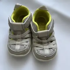 IFME イフミー グレー サンダル15cm 水陸両用　子供用　キッズ