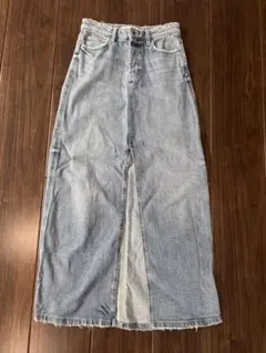 ZARA デニムロングスカート XS