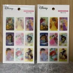 セリア ディズニープリンセス 3Dシール