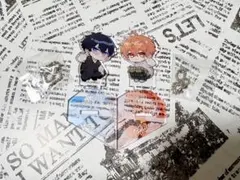 ギヴン スマイルベースカフェ ミニアクリルスタンド 上ノ山立夏 佐藤真冬