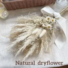 ＊Natural＊ふわふわホワイトスワッグ♡ドライフラワースワッグ