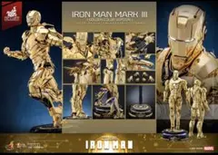 に*こ様 ホットトイズ アイアンマン マーク3 ゴールデンカラー　1/6フィギュ
