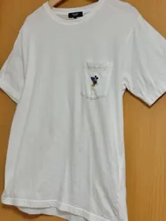 【希少コラボ】BEAMS HEART ミッキー サーフ刺繍 Tシャツ ディズニー